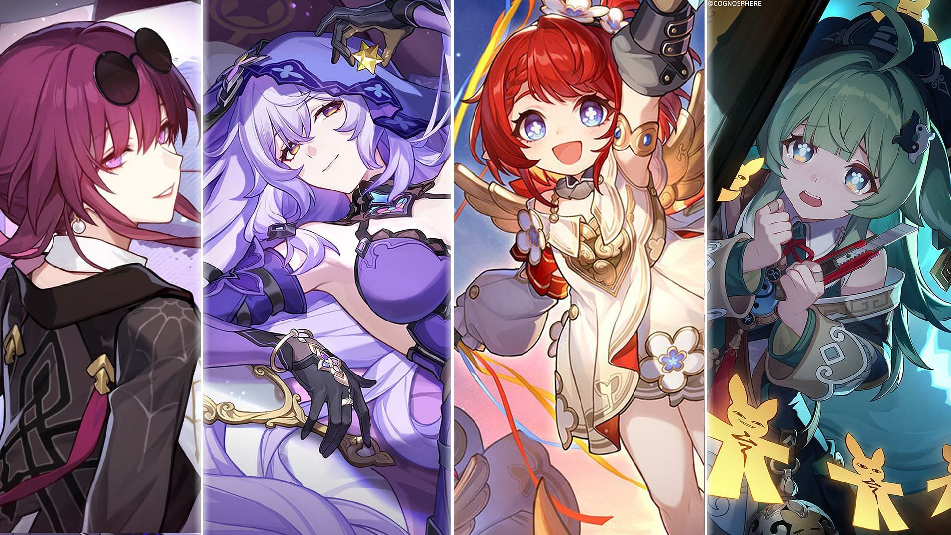 Kafka, Black Swan, Tribbie, Huohuo (Image via HoYoverse)